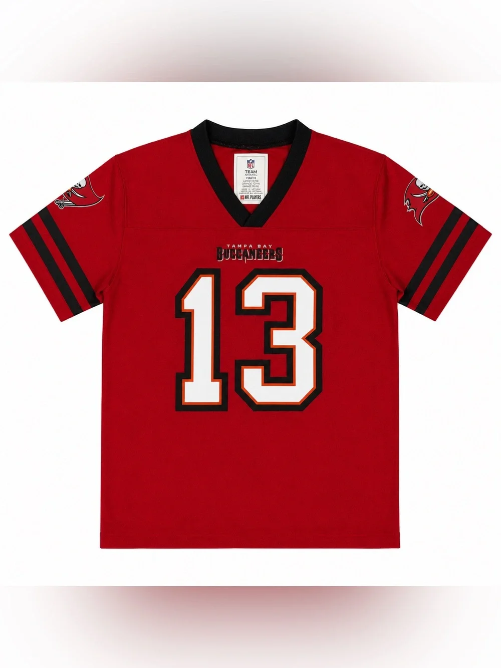 NFL Team Apparel Tampa Bay Buccaneers Mike Evans #13 Youth Home Jersey LG 12/14